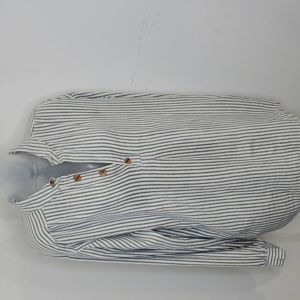 J. Peterman Striped Button-Down Shirt